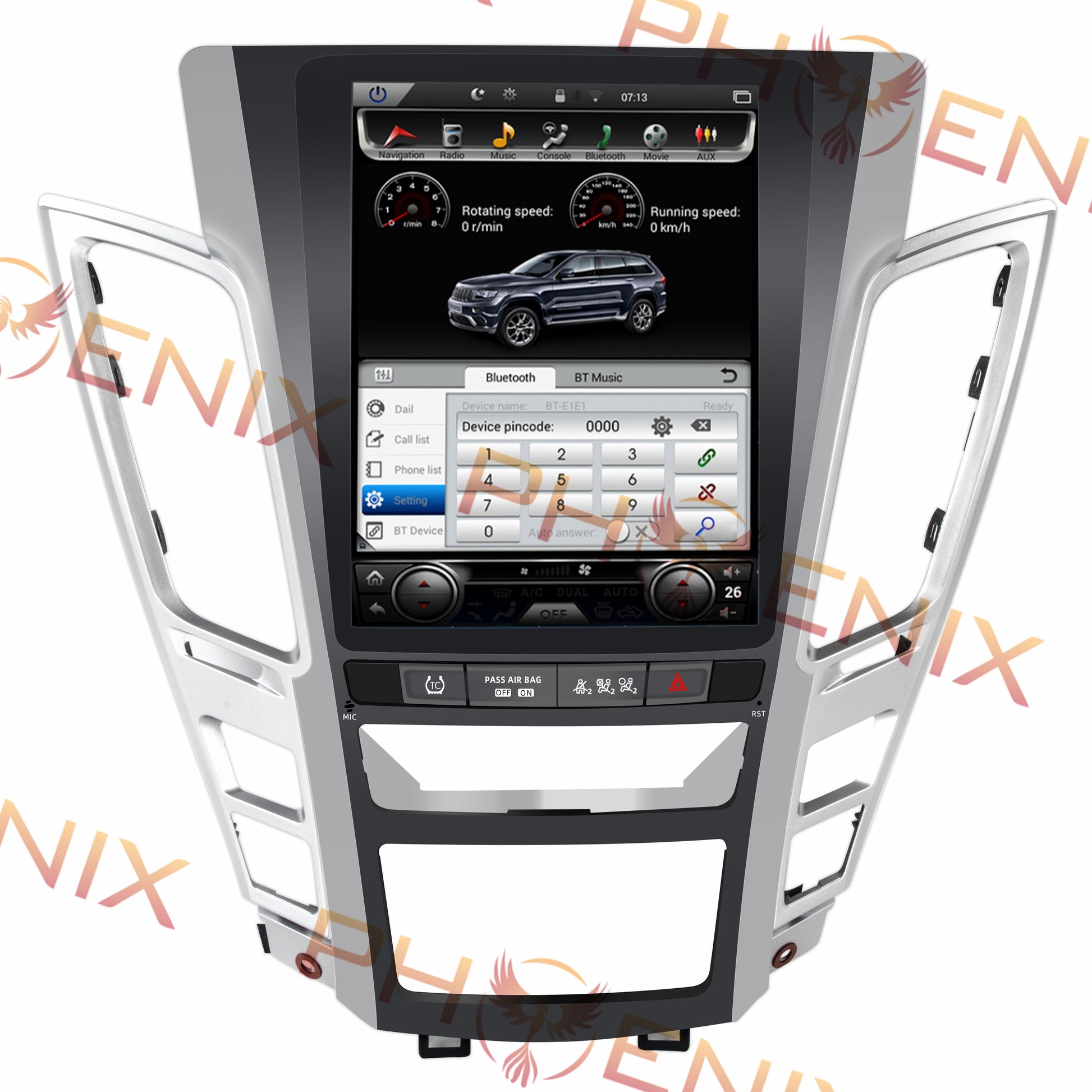 10.4" ANDROID 13 Fast Boot Vertical Screen Navi Radio for Cadillac CTS 2008 - 2013 CTS-V 2009 - 2014-Phoenix Automotive