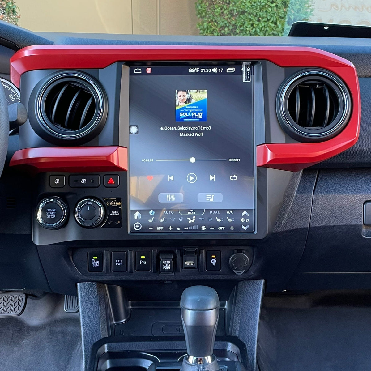 [Open Box] 12.1” Android 12/13 fast boot Vertical Screen Navigation Radio for Toyota Tacoma 2016 - 2022-Phoenix Automotive
