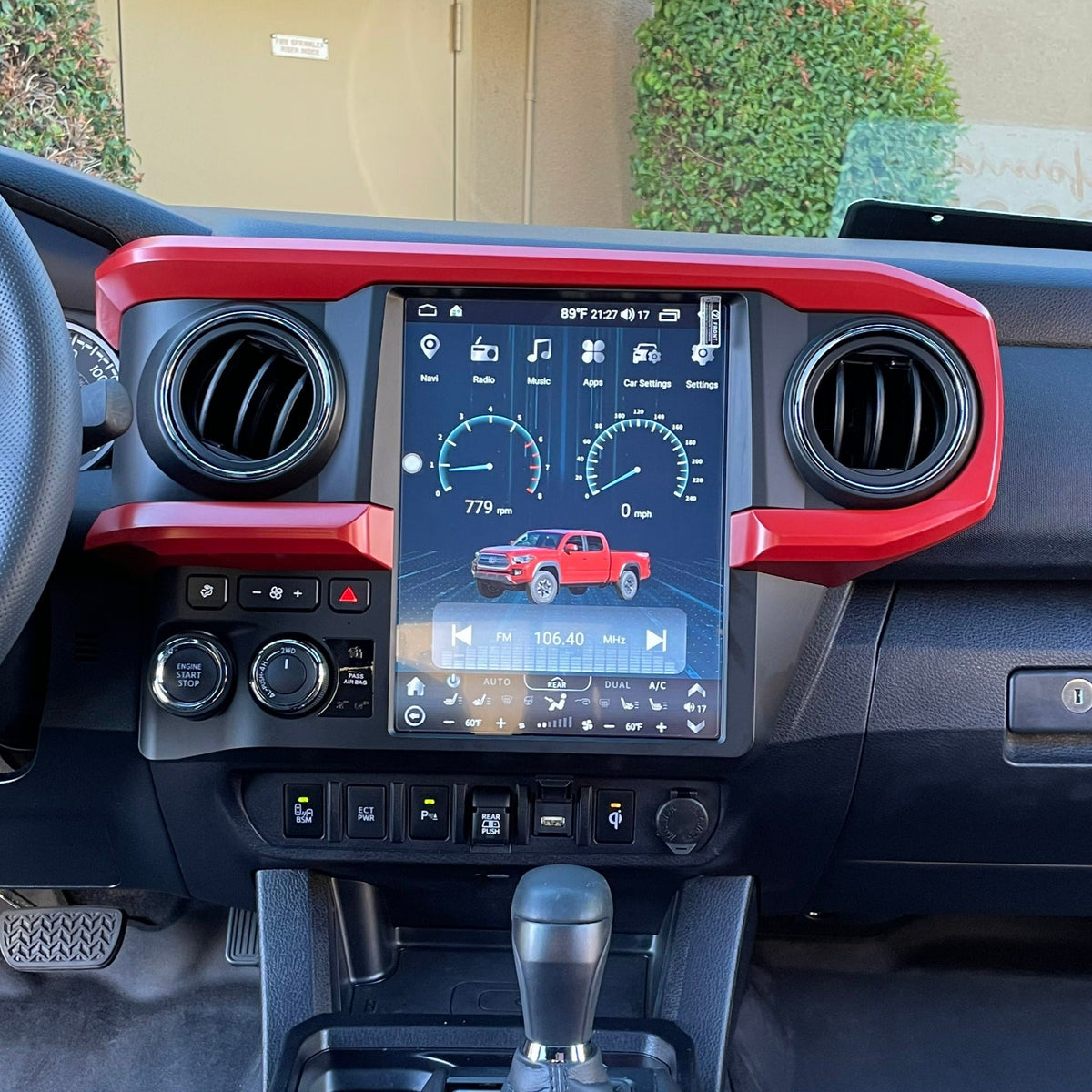 [Open Box] 12.1” Android 12/13 fast boot Vertical Screen Navigation Radio for Toyota Tacoma 2016 - 2022-Phoenix Automotive