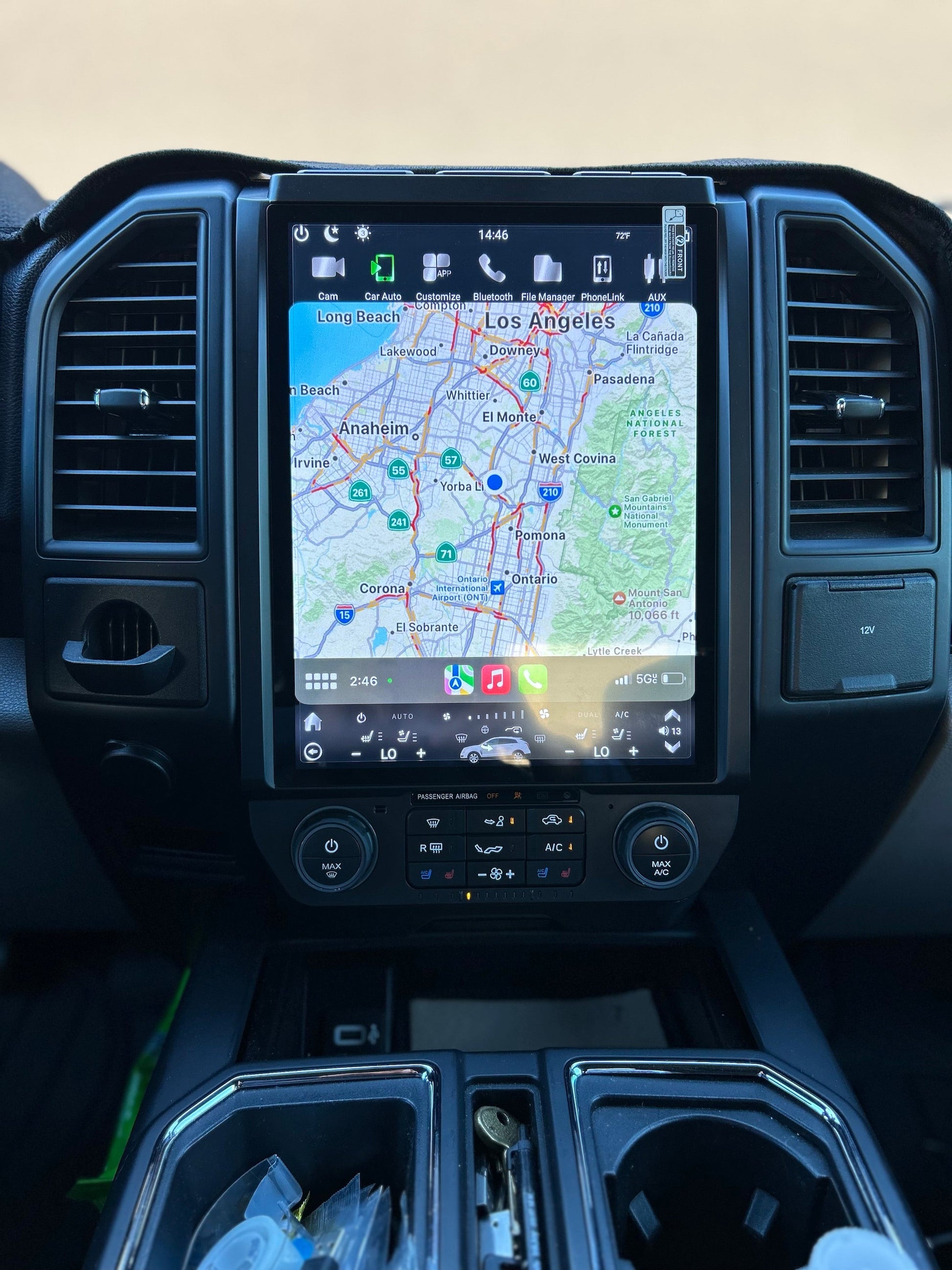 13” Android 13/14 Vertical Screen Navigation Radio for Ford F-150 F-250 F-350 F-450 F-550 2015-2020-Phoenix Automotive