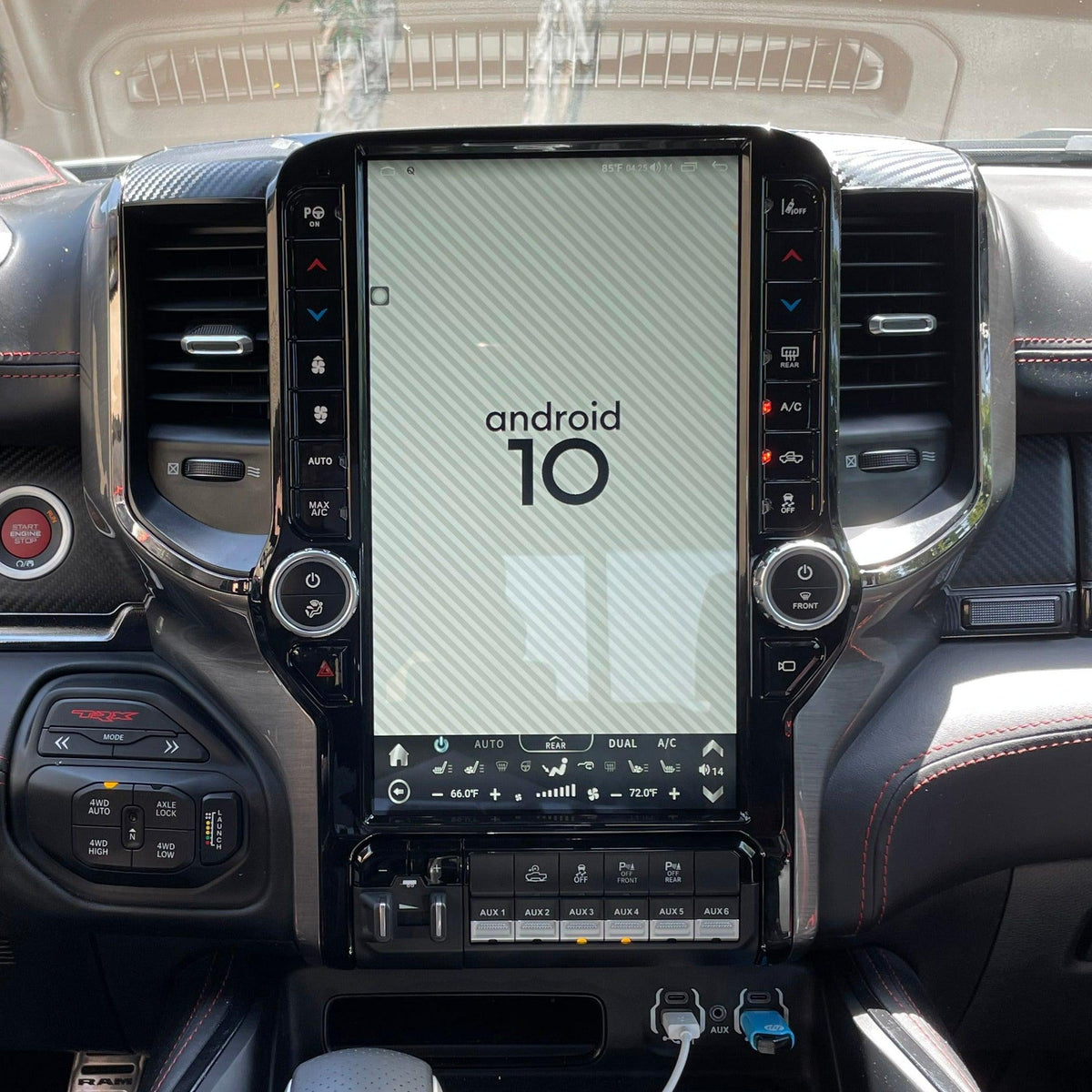 [Open box] 13.6” Android 12 Vertical Screen Navigation Radio for Dodge Ram 2019- 2024-Phoenix Automotive
