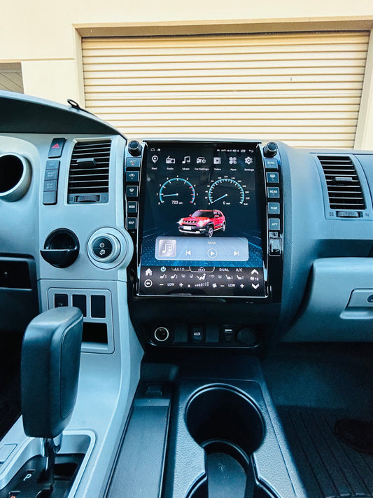 [Open box] 13" Android 10/12 Fast boot Vertical Screen Navigation Radio for Toyota Tundra 2007 - 2013 Sequoia 2008 - 2022-Phoenix Automotive