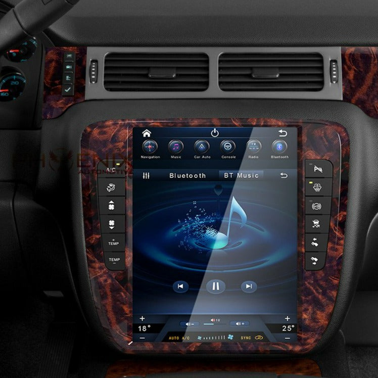 13" Android 13/14 Navigation Radio for Chevrolet Silverado Tahoe Suburban GMC Yukon Sierra Avalanche 2007 - 2014-Phoenix Automotive