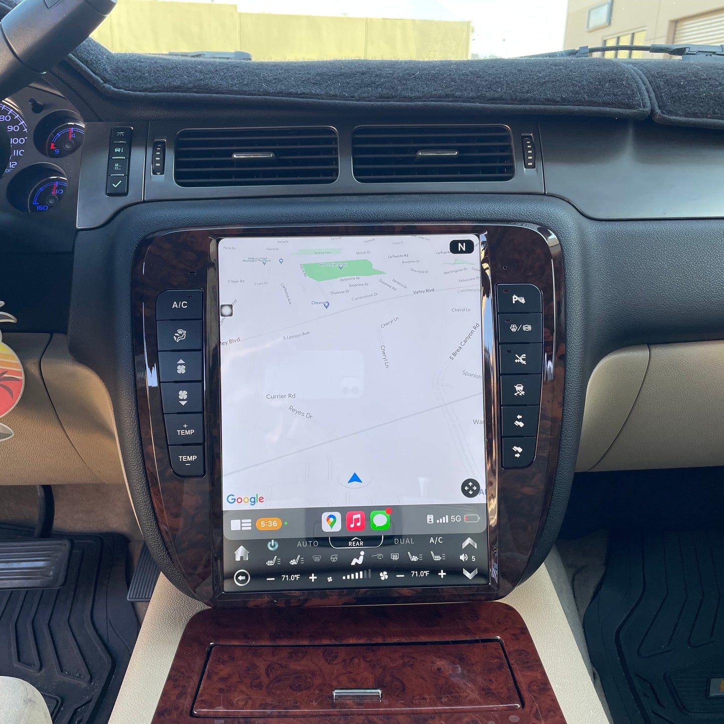 [open box] 13" Android 12/13/14 Navigation Radio for Chevrolet Silverado Tahoe Suburban GMC Yukon Sierra Avalanche 2007 - 2014-Phoenix Automotive