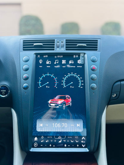 13.6" Vertical Screen Android 13 Fast boot Navigation Radio for Lexus GS 300 350 430 450h 460 2005 - 2011-Phoenix Automotive