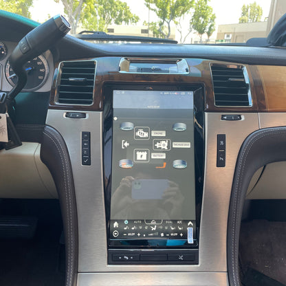 [open box] 13.6" Android 12/13/14 VERTICAL SCREEN Navigation Radio for Cadillac Escalade 2007 - 2014-Phoenix Automotive