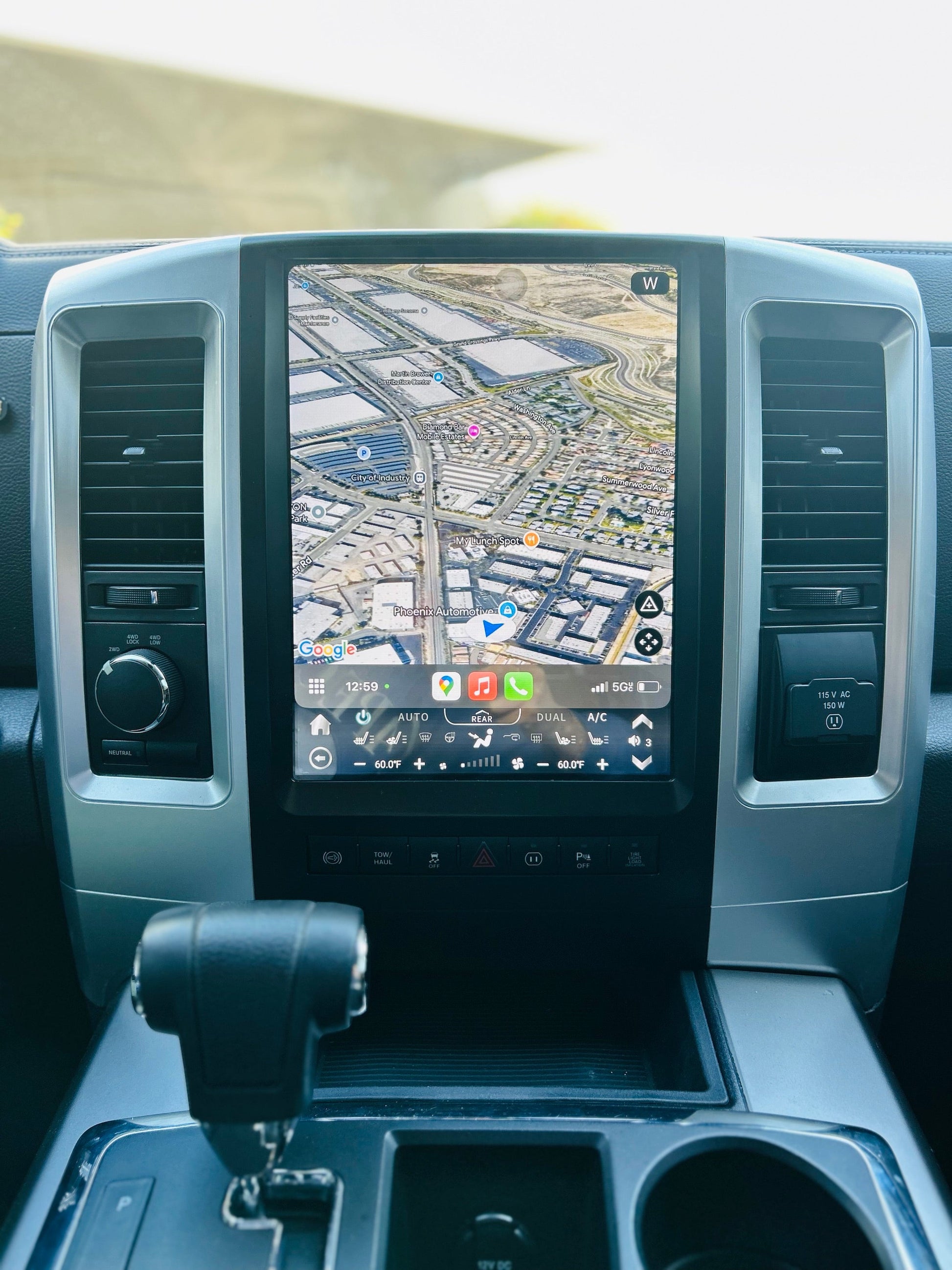 12.1“ or 13" Android 13/14 Fast boot Vertical Screen Navi Radio for Dodge Ram 2009 - 2018-Phoenix Automotive