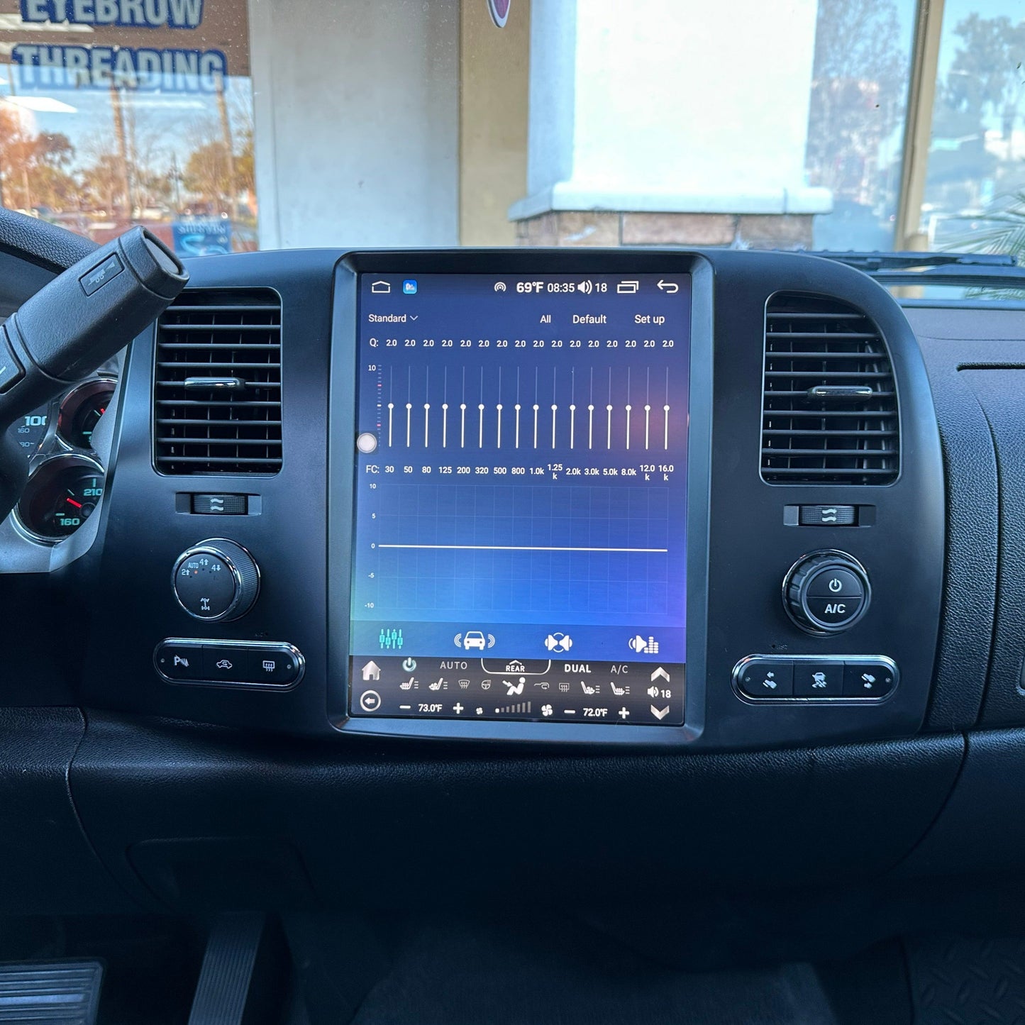 12.1” Android 10/13/14 fast boot Vertical Screen Navigation Radio for Chevrolet Silverado GMC Sierra 2007 - 2013-Phoenix Automotive