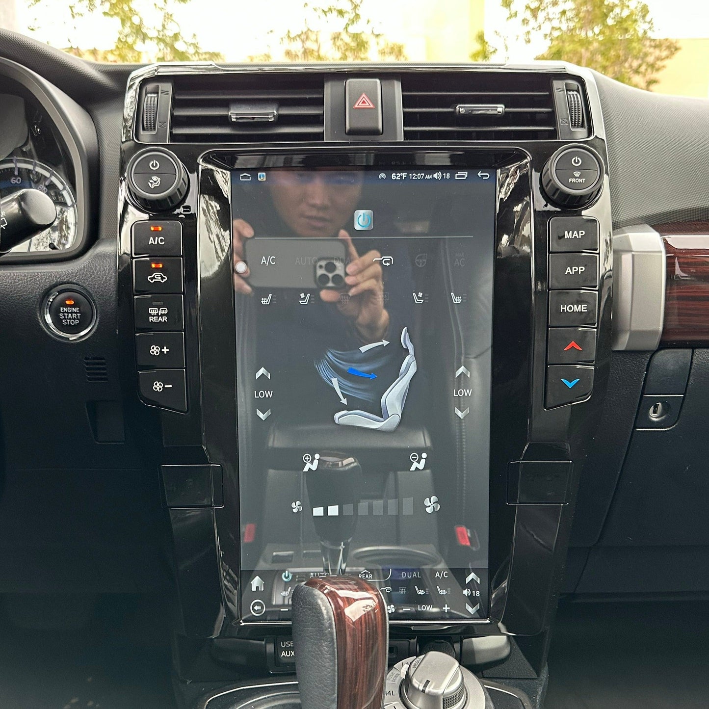 16" Vertical Screen Android 13/14 fast boot Navi Radio for Toyota 4Runner 2010 - 2023-Phoenix Automotive