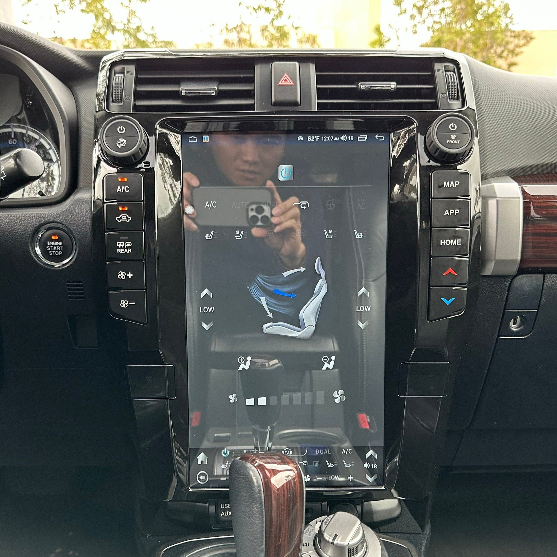 16" Vertical Screen Android 13/14 fast boot Navi Radio for Toyota 4Runner 2010 - 2023-Phoenix Automotive