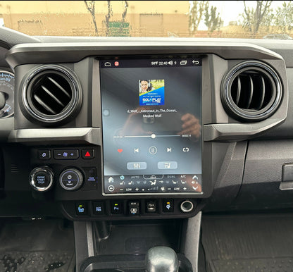 12.1” Android 13/14 fast boot Vertical Screen Navigation Radio for Toyota Tacoma 2016 - 2023-Phoenix Automotive