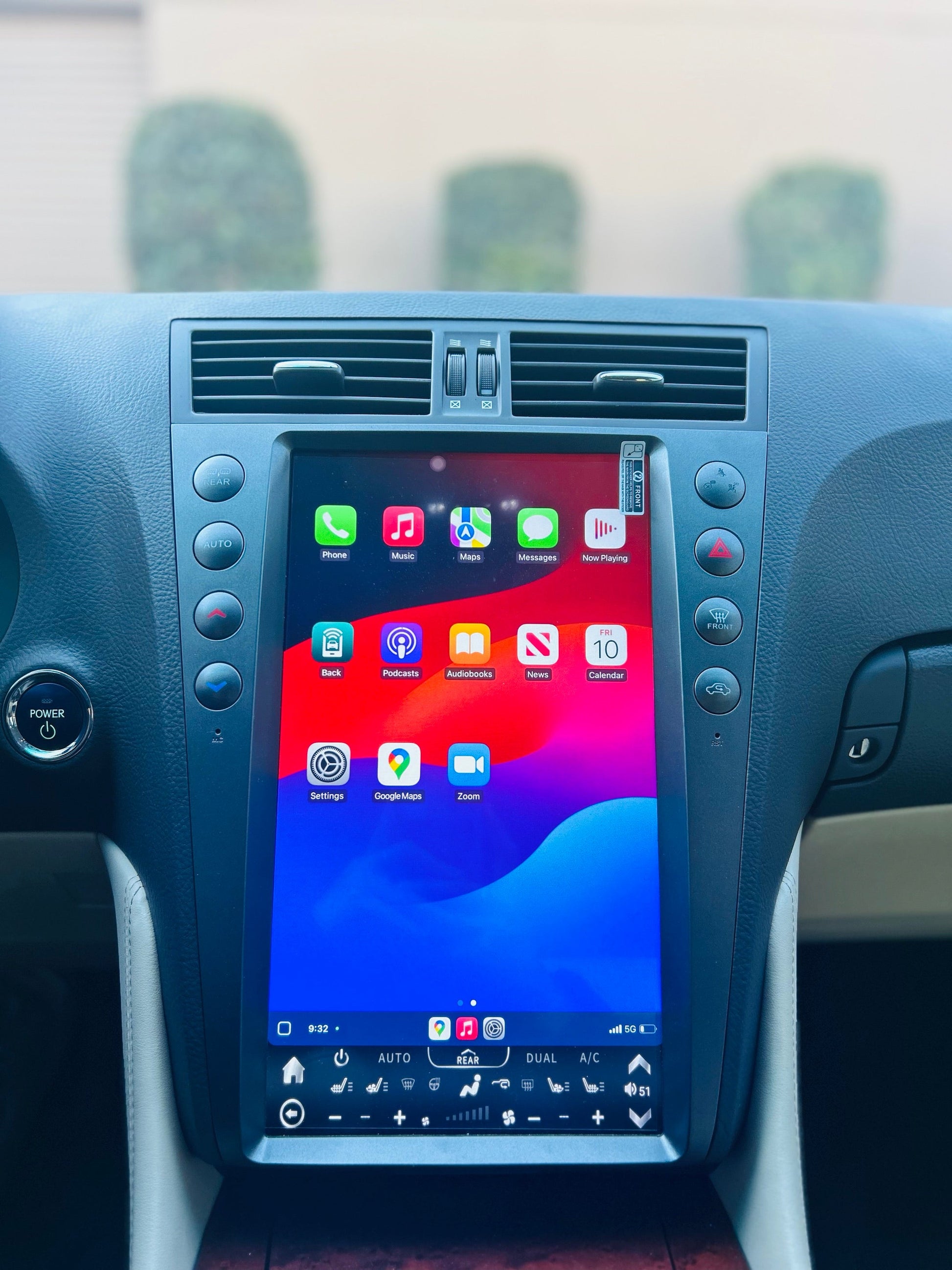 13.6" Vertical Screen Android 13 Fast boot Navigation Radio for Lexus GS 300 350 430 450h 460 2005 - 2011-Phoenix Automotive