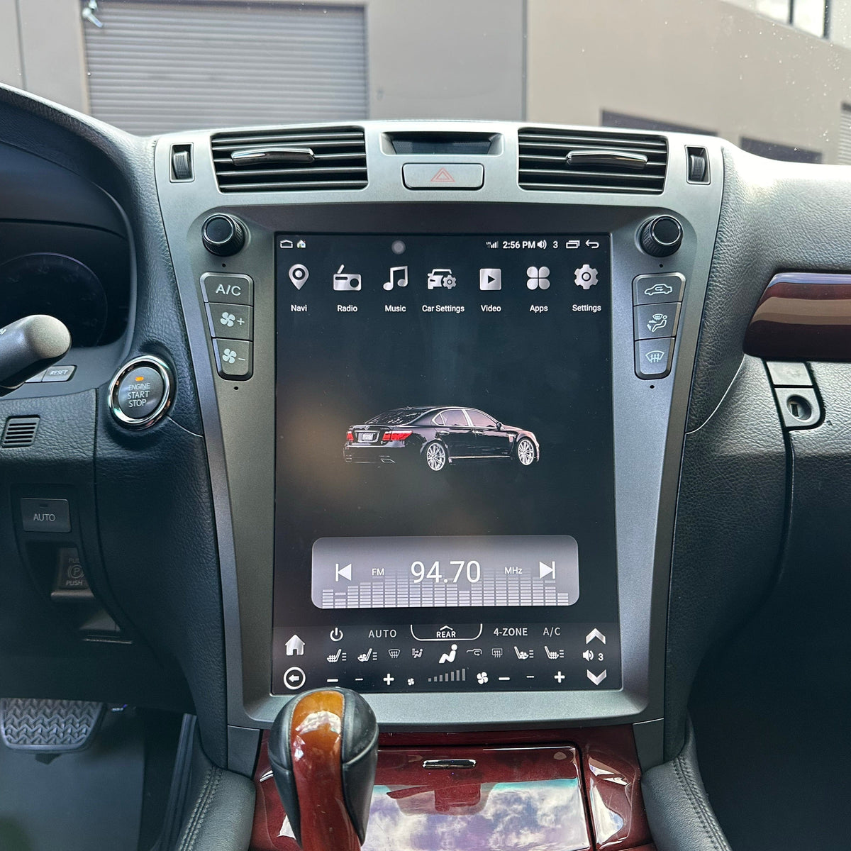 [Open box] 13" Vertical Screen Android 12/13 Fast boot Navi Radio For Lexus LS 460 600 600h 2007 - 2012-Phoenix Automotive