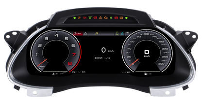 12.3 inch LCD Screen Digital Cluster Gauge for Audi A4 2009-2012 Speedometer Replacement Dashboard Instrument Cluster Digital Display Panel-Phoenix Automotive