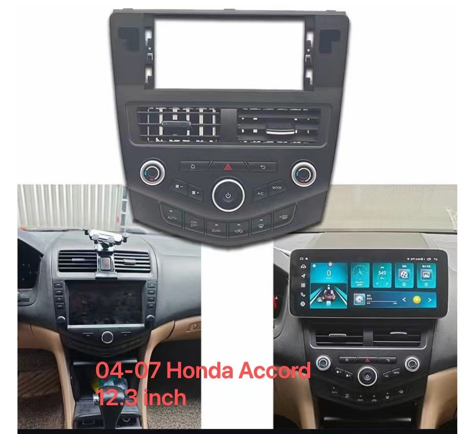 12.3 Inch Android 14 Universal Car Radio Stereo Android Auto Carplay for Honda Accord 2004-2007 7th Generation-Phoenix Automotive