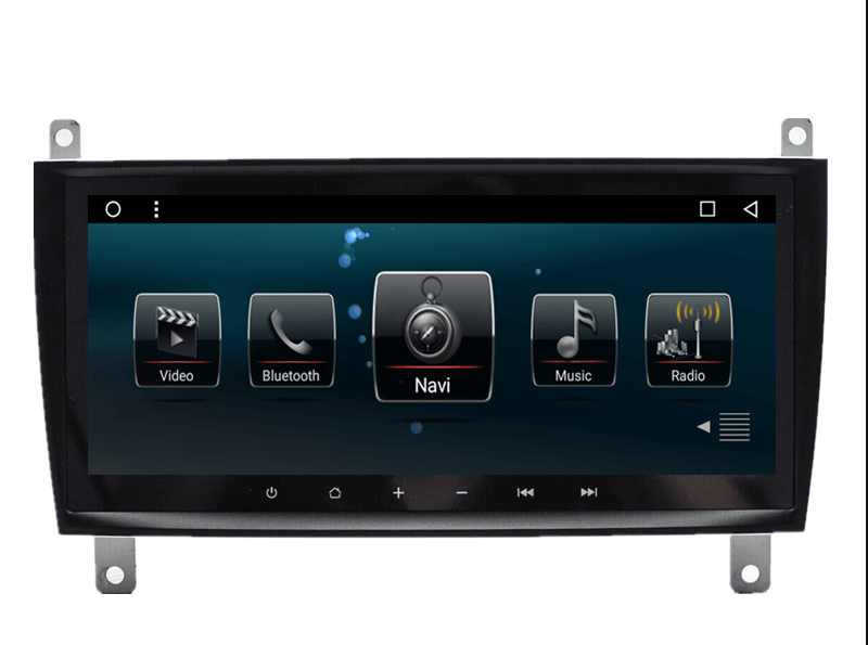 8.8" Octa-core Metal Trim Android Navigation Radio for Mercedes Benz C CLK W203 C200 C230 C320 CLK350-Phoenix Automotive