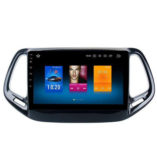 10.1" Octa-Core Android 12 Navigation Radio for Jeep Compass 2017 - 2019-Phoenix Automotive