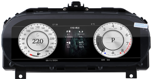 12.3 inch LCD Screen Digital Cluster Gauge for Jaguar F-TYPE 2013-2020 Speedometer Replacement Dashboard Instrument Cluster Digital Display Panel-Phoenix Automotive