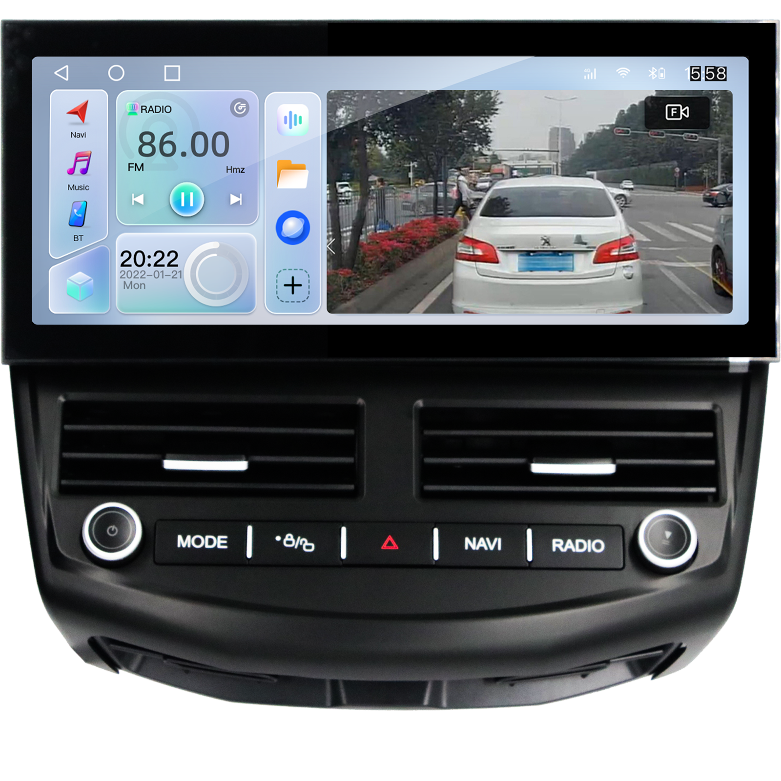 12.3 Inch Android 14 Universal Car Radio Stereo Android Auto Carplay for Ford Focus 2012-2018-Phoenix Automotive