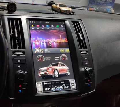 [ G6 octa-core ] 11.8" Vertical Screen Android 13 Fast boot Navigatio Receiver for Infiniti FX25 FX35 FX37 2004 - 2008-Phoenix Automotive