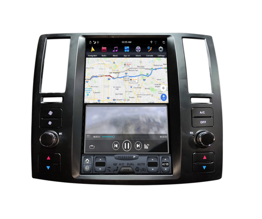 [ G6 octa-core ] 11.8" Vertical Screen Android 13 Fast boot Navigatio Receiver for Infiniti FX25 FX35 FX37 2004 - 2008-Phoenix Automotive