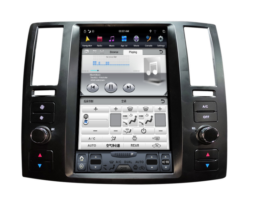 [ G6 octa-core ] 11.8" Vertical Screen Android 13 Fast boot Navigatio Receiver for Infiniti FX25 FX35 FX37 2004 - 2008-Phoenix Automotive