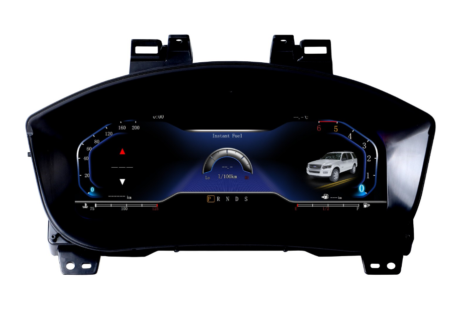 12.3 inch LCD Screen Digital Cluster Gauge for Ford Explorer 2017-2018 Speedometer Replacement Dashboard Instrument Cluster Digital Display Panel-Phoenix Automotive