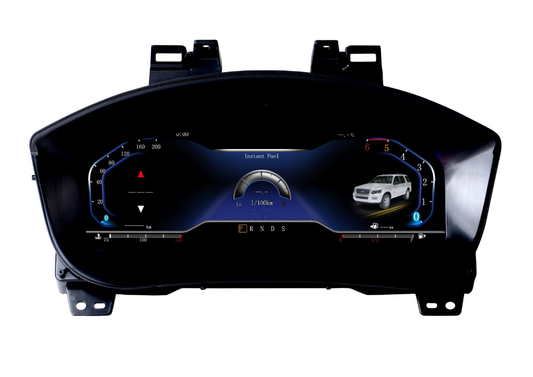 12.3 inch LCD Screen Digital Cluster Gauge for Ford Explorer 2017-2018 Speedometer Replacement Dashboard Instrument Cluster Digital Display Panel-Phoenix Automotive