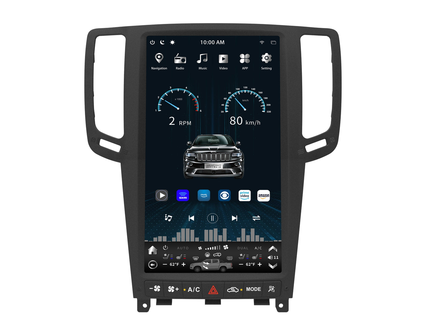 [open box] Qualcomm6125/Sc7870 13.6" Vertical Screen Android 12/13/14 Fast boot Navigation Receiver for Infiniti G25 G35 G37 Q40 Q60 2007 - 2015-Phoenix Automotive