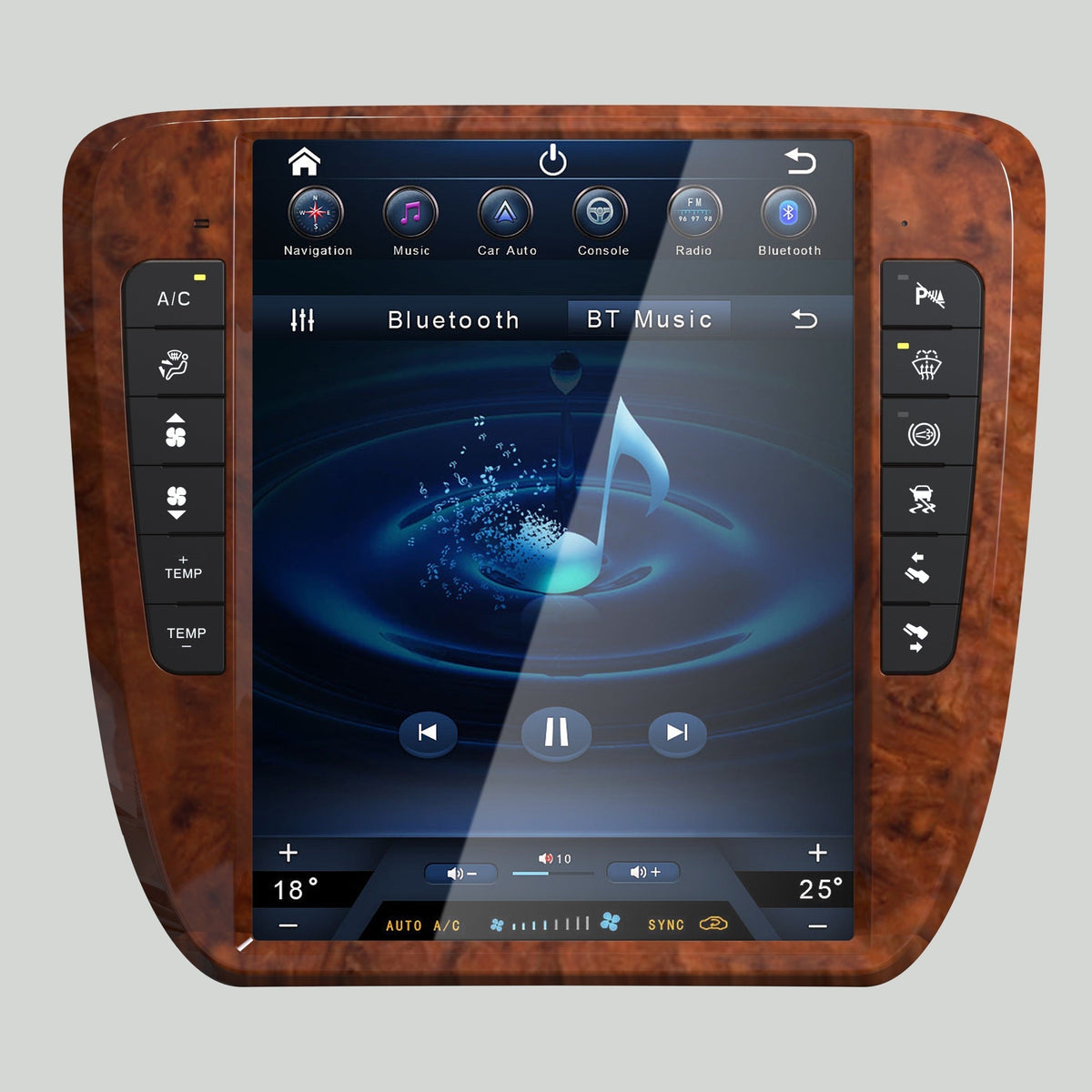[open box] 13" Android 12/13/14 Navigation Radio for Chevrolet Silverado Tahoe Suburban GMC Yukon Sierra Avalanche 2007 - 2014-Phoenix Automotive