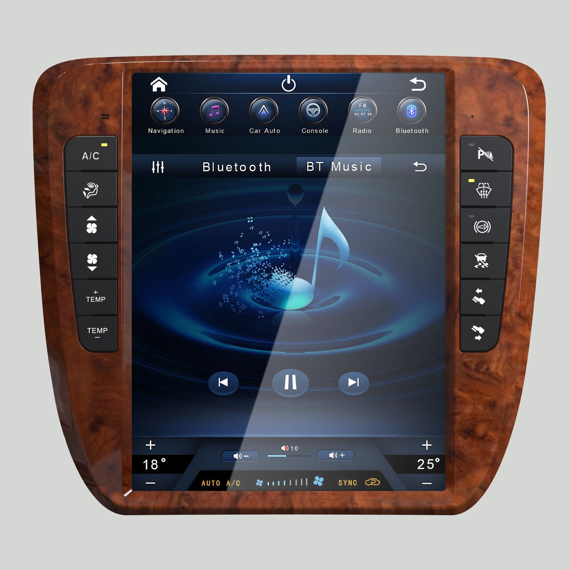 [open box] 13" Android 12/13/14 Navigation Radio for Chevrolet Silverado Tahoe Suburban GMC Yukon Sierra Avalanche 2007 - 2014-Phoenix Automotive