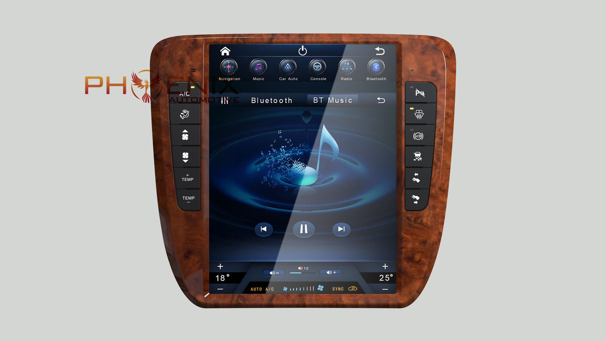 [Open Box] 13" Android 10/12 Navigation Radio for Chevrolet Silverado Tahoe Suburban GMC Yukon Sierra Avalanche 2007 - 2014-Phoenix Automotive