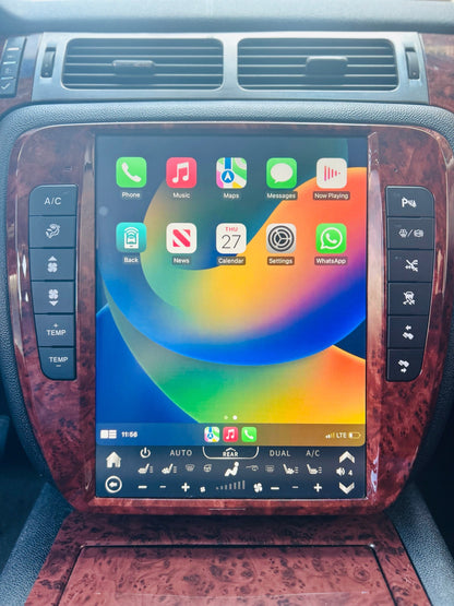 [open box] 13" Android 12/13/14 Navigation Radio for Chevrolet Silverado Tahoe Suburban GMC Yukon Sierra Avalanche 2007 - 2014-Phoenix Automotive