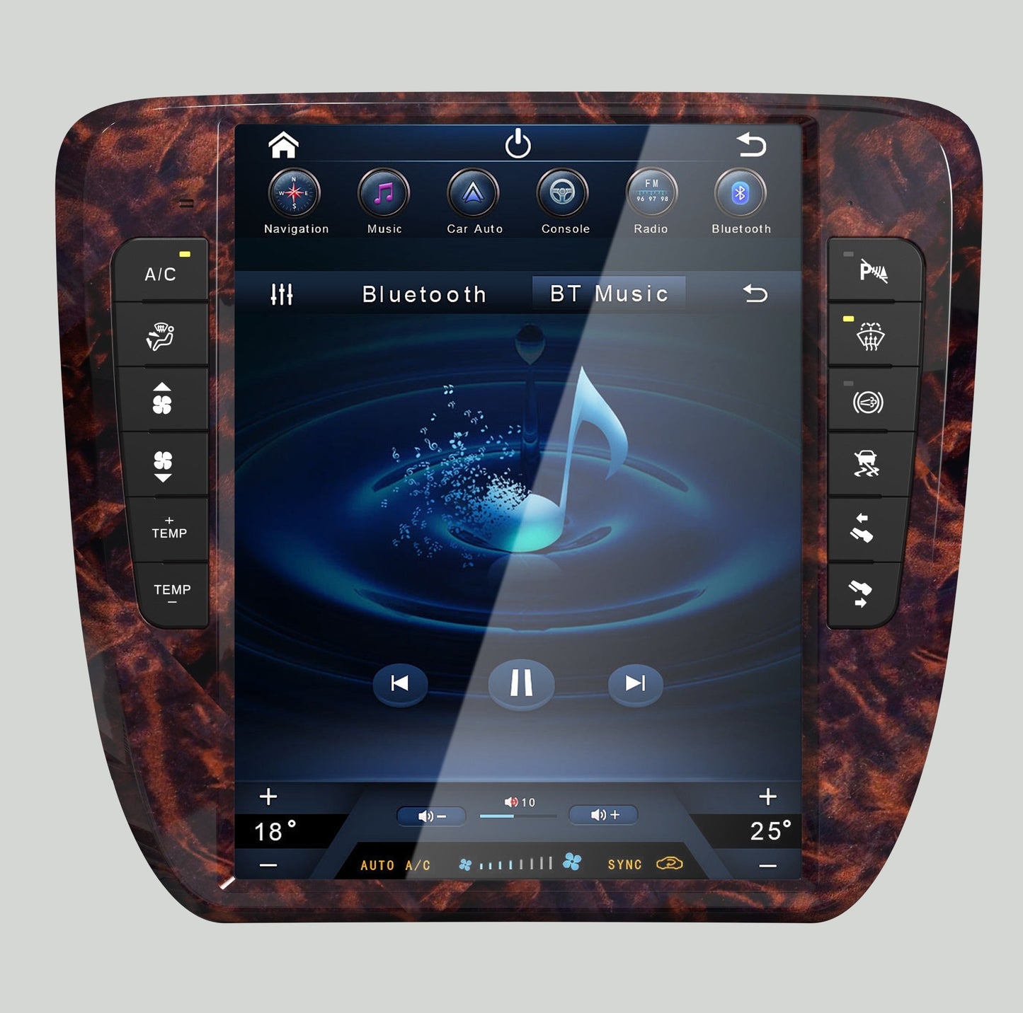 [open box] 13" Android 12/13/14 Navigation Radio for Chevrolet Silverado Tahoe Suburban GMC Yukon Sierra Avalanche 2007 - 2014-Phoenix Automotive