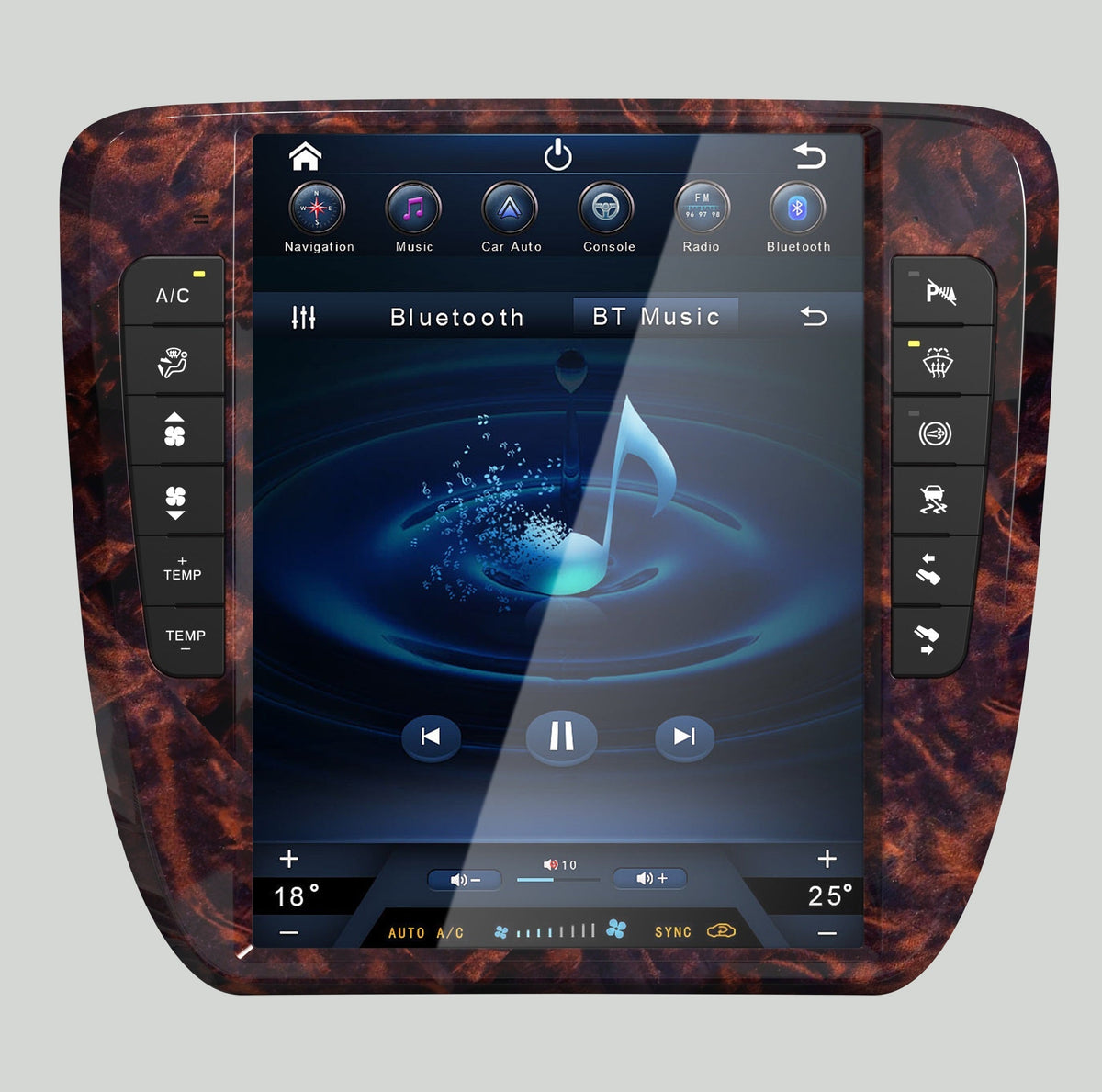 [open box] 13" Android 12/13/14 Navigation Radio for Chevrolet Silverado Tahoe Suburban GMC Yukon Sierra Avalanche 2007 - 2014-Phoenix Automotive