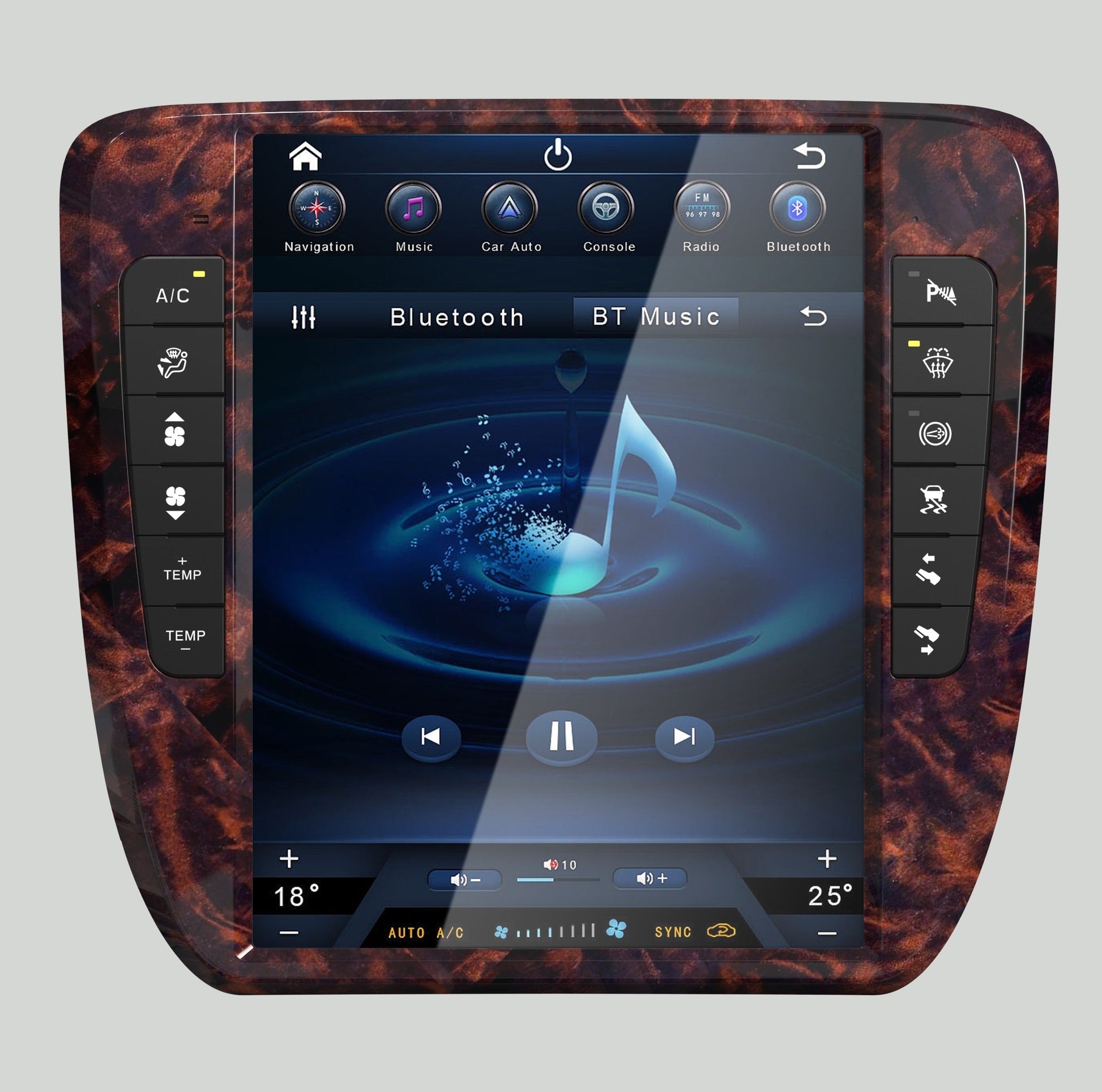 13" Android 13/14 Navigation Radio for Chevrolet Silverado Tahoe Suburban GMC Yukon Sierra Avalanche 2007 - 2014-Phoenix Automotive