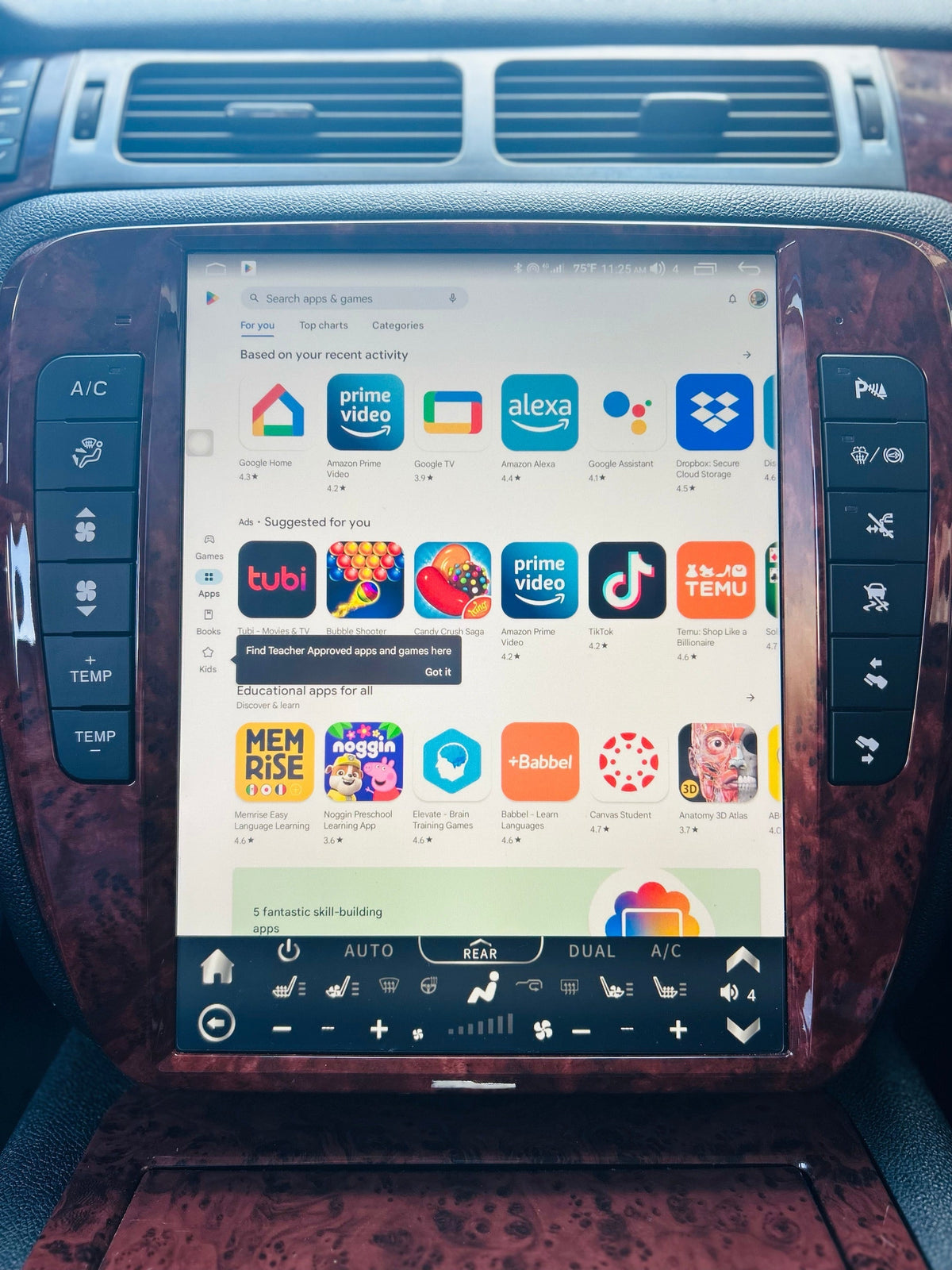 [open box] 13" Android 12/13/14 Navigation Radio for Chevrolet Silverado Tahoe Suburban GMC Yukon Sierra Avalanche 2007 - 2014-Phoenix Automotive