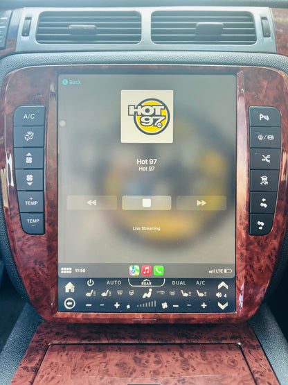 [open box] 13" Android 12/13/14 Navigation Radio for Chevrolet Silverado Tahoe Suburban GMC Yukon Sierra Avalanche 2007 - 2014-Phoenix Automotive