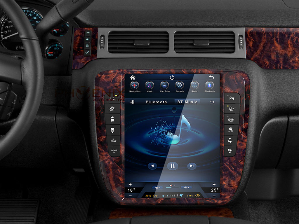 [Open Box] 13" Android 10/12 Navigation Radio for Chevrolet Silverado Tahoe Suburban GMC Yukon Sierra Avalanche 2007 - 2014-Phoenix Automotive