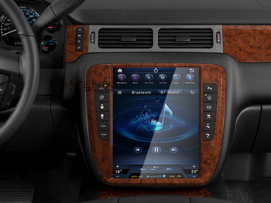 [Open box] 13" Android 12 Navigation Radio for Chevrolet Silverado Tahoe Suburban GMC Yukon Sierra Avalanche 2007 - 2014-Phoenix Automotive