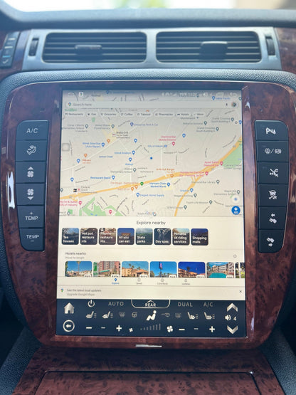 [open box] 13" Android 12/13/14 Navigation Radio for Chevrolet Silverado Tahoe Suburban GMC Yukon Sierra Avalanche 2007 - 2014-Phoenix Automotive