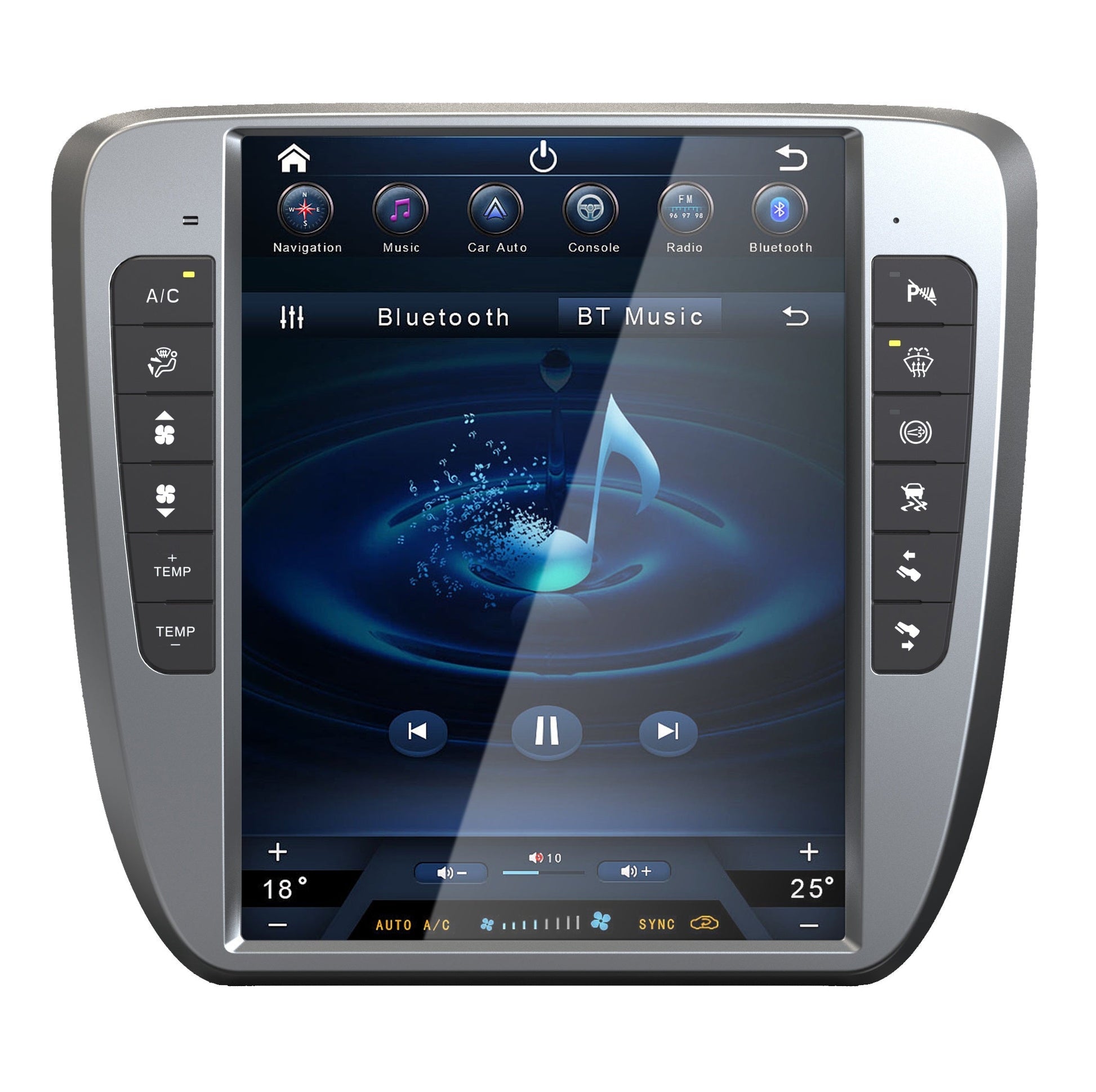 [open box] 13" Android 12/13/14 Navigation Radio for Chevrolet Silverado Tahoe Suburban GMC Yukon Sierra Avalanche 2007 - 2014-Phoenix Automotive