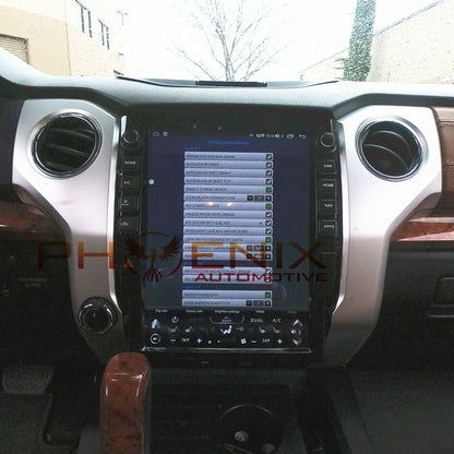 [ New ] 13” Android 13 Vertical Screen Navigation Radio for Toyota Tundra 2014 - 2021-Phoenix Automotive