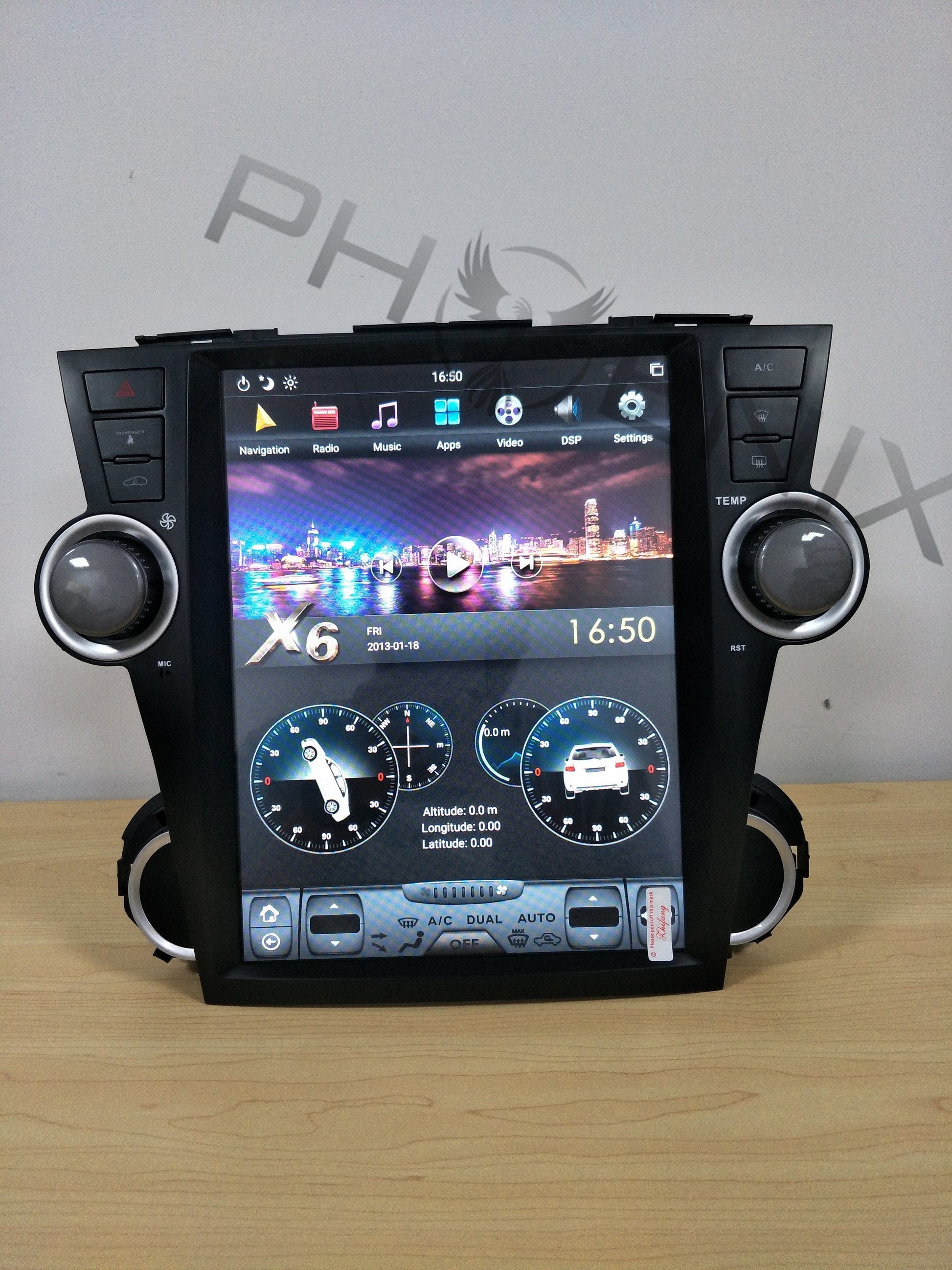 [open box] [ G6 octa-core ] 12.1" Android 11 Fast boot Navigation Radio for Toyota Highlander 2009 - 2013-Phoenix Automotive
