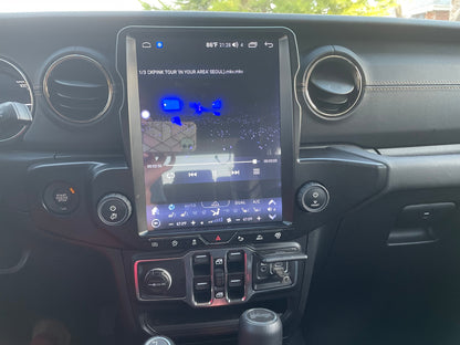 [Open box] 12.1” Android 10 / 12 Vertical Screen Navigation Radio for Jeep Wrangler JL 2018 - 2023 | Phoenix Automotive