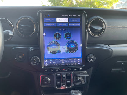 [Open box] 12.1” Android 10 / 12 Vertical Screen Navigation Radio for Jeep Wrangler JL 2018 - 2023 | Phoenix Automotive