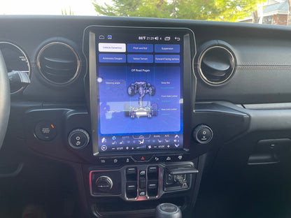 [Open box] 12.1” Android 10 / 12 Vertical Screen Navigation Radio for Jeep Wrangler JL 2018 - 2023 | Phoenix Automotive