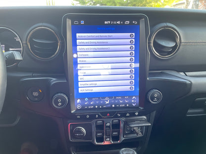 [Open box] 12.1” Android 10 / 12 Vertical Screen Navigation Radio for Jeep Wrangler JL 2018 - 2023 | Phoenix Automotive