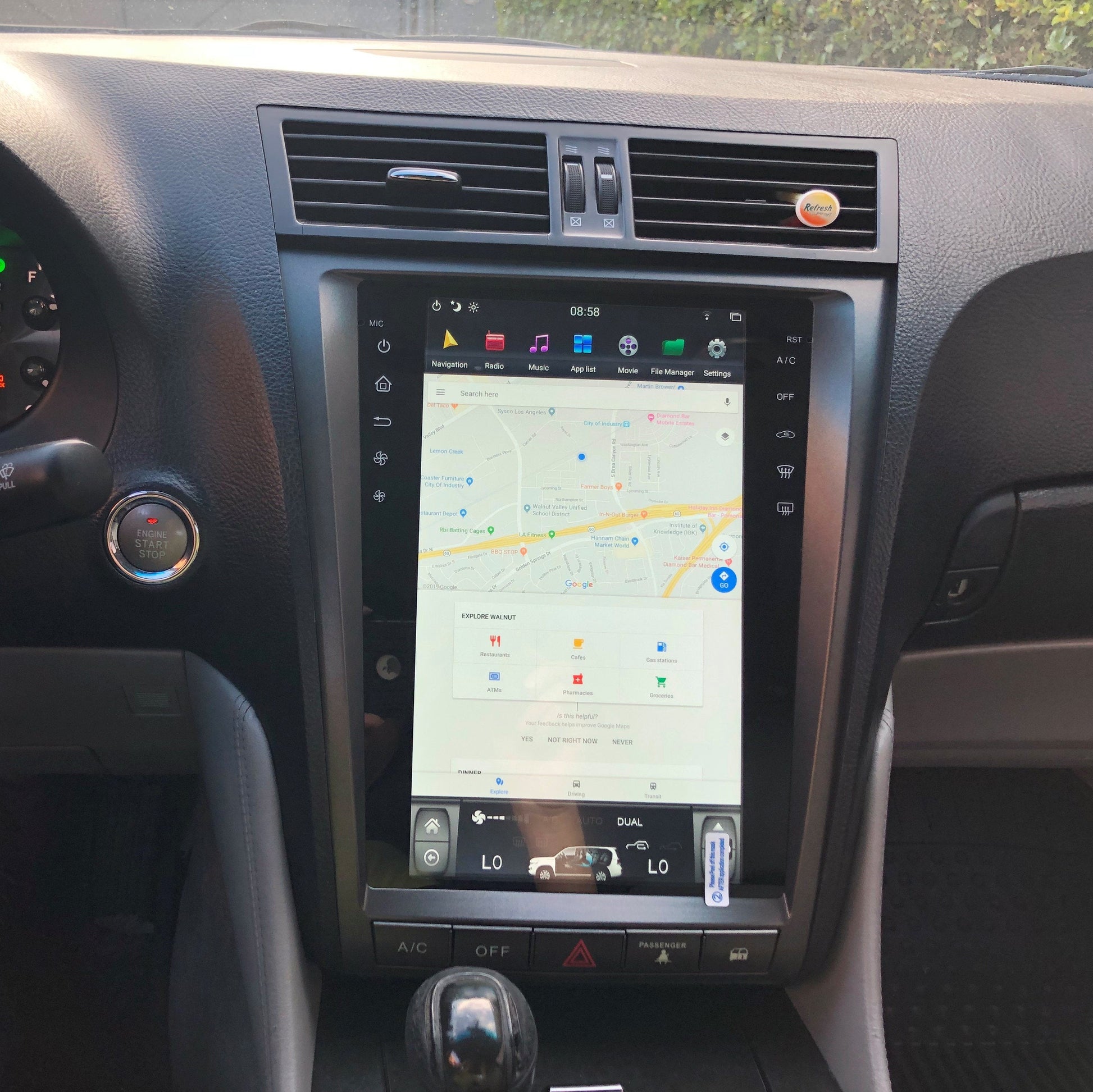 [open box] [ PX6 SIX-CORE ] 11.8" Vertical Screen Android 9 Fast boot Navigation Radio for Lexus GS 300 350 430 450h 460 2005 - 2011-Phoenix Automotive