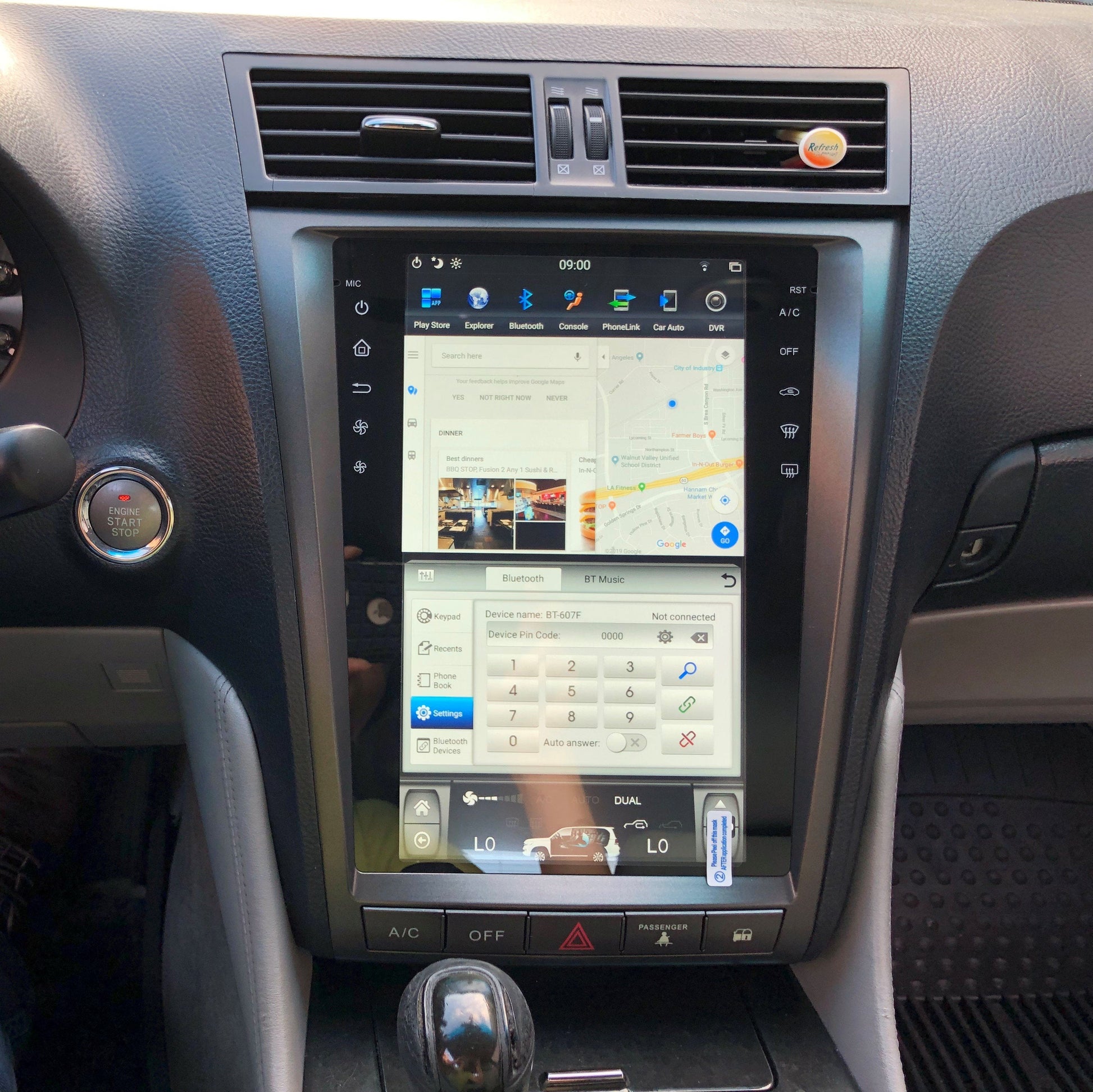 [open box] [ PX6 SIX-CORE ] 11.8" Vertical Screen Android 9 Fast boot Navigation Radio for Lexus GS 300 350 430 450h 460 2005 - 2011-Phoenix Automotive